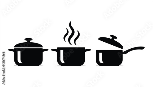 Cooking Pot with Lid and Steam