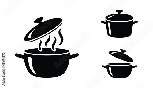 Cooking Pot with Lid and Steam