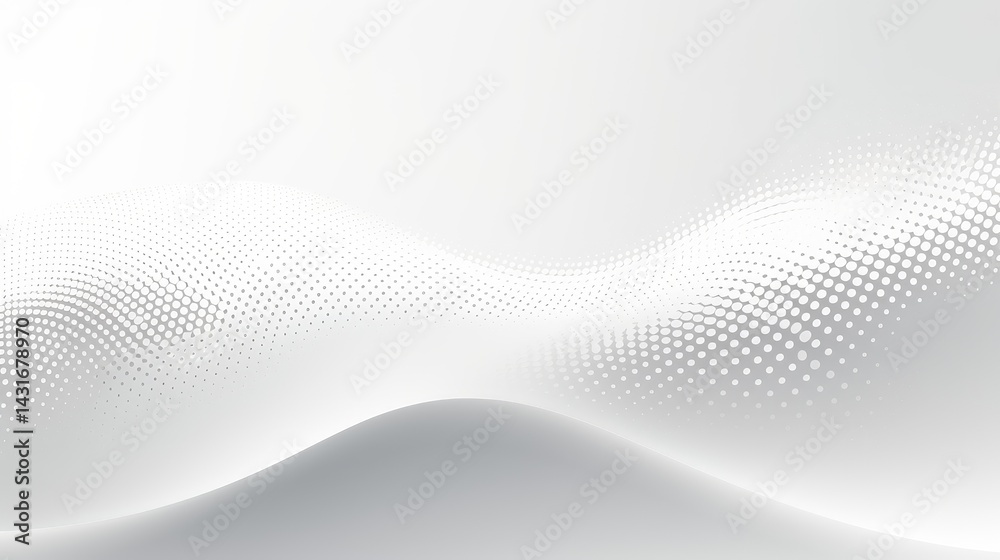 Fototapeta premium Abstract white background with soft shadows and highlights, creating an elegant backdrop for product display or presentation. 