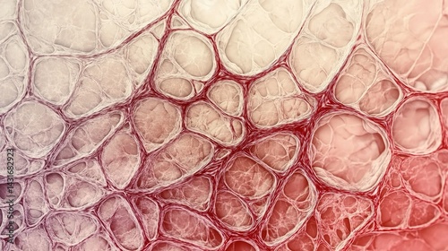  close-up of a porous, vascular-like biological tissue structure.