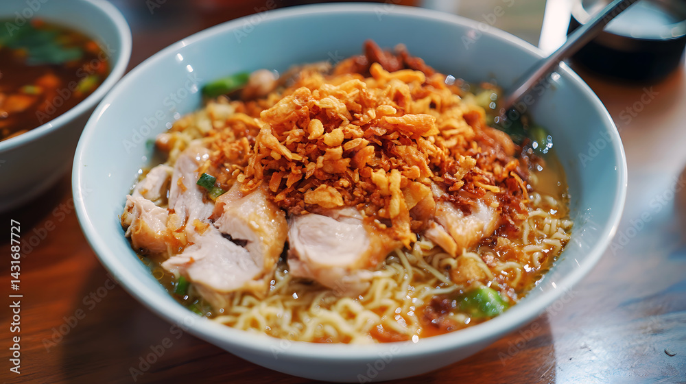 Northern Thai Khao Soi with Crispy Noodles Northern Thai Khao Soi with Crispy Noodles