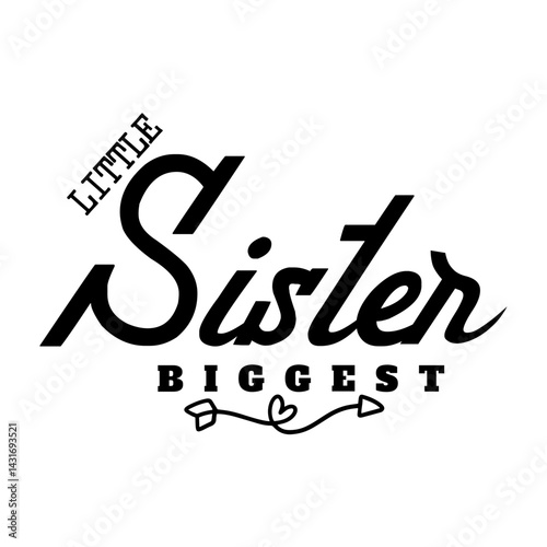 Little Sister Biggest SVG 