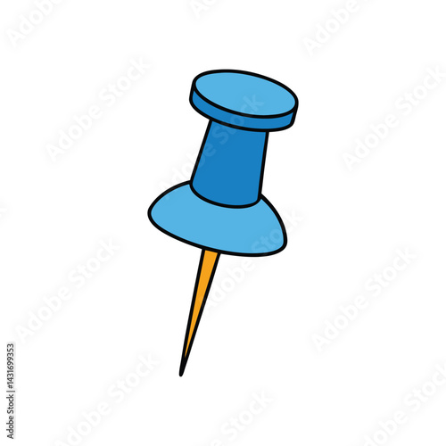 push pin vector