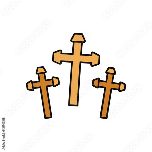 christian crosses vector