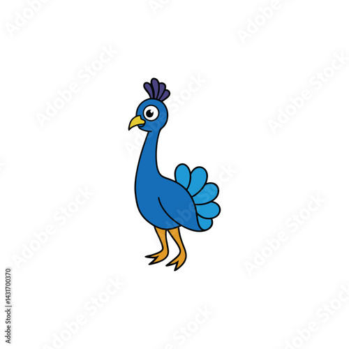 peacock vector