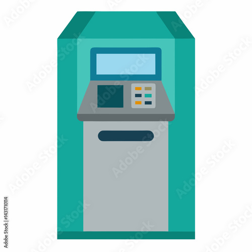 Atm-machine-icon  Digital Financial Concept Graphic