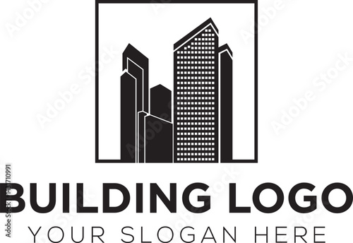A unique set of building logos