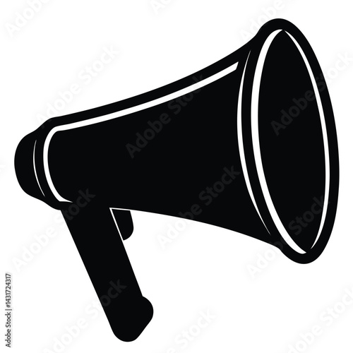 vector illustration of a megaphone