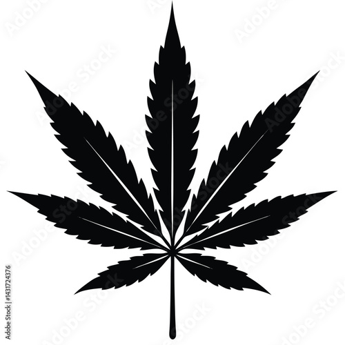 cannabis leaf vector illustration