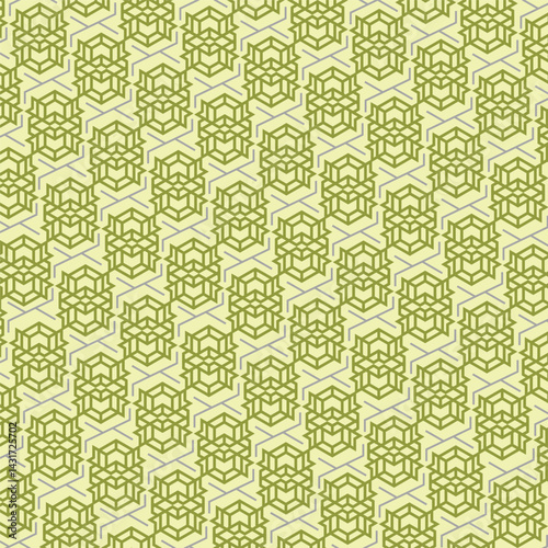 seamless pattern with green leaves