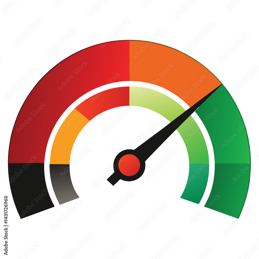 speedometer vector illustration