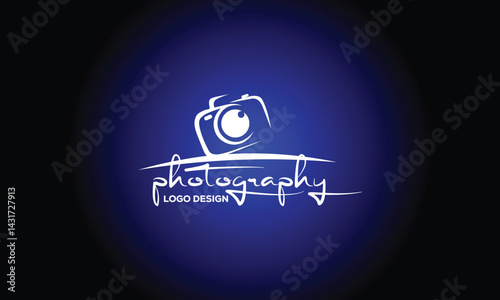 Camera icon. photo camera icon. camera photography icon. flat illustration of vector icon on blue background. photo camera sign and symbol. photography logo.
