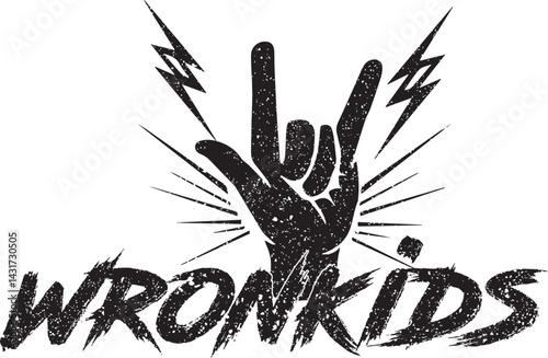 Hand v gesture, victory symbol icon in flat design