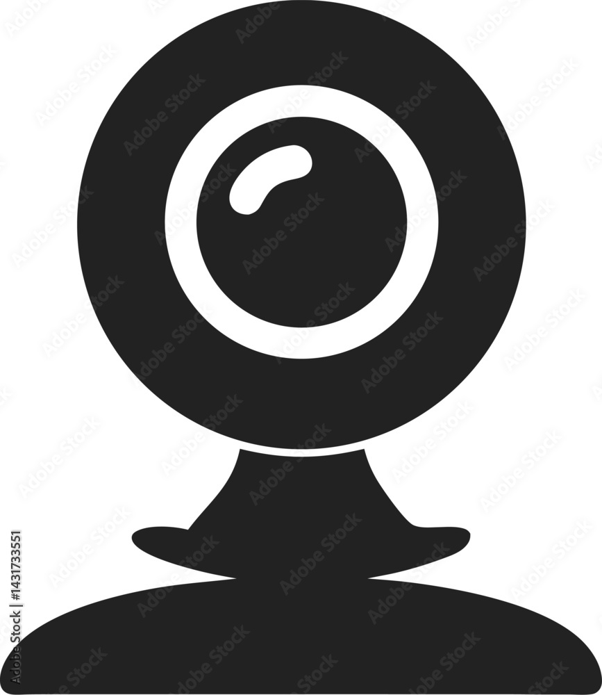 vector illustration of a webcam vector illustration of a webcam