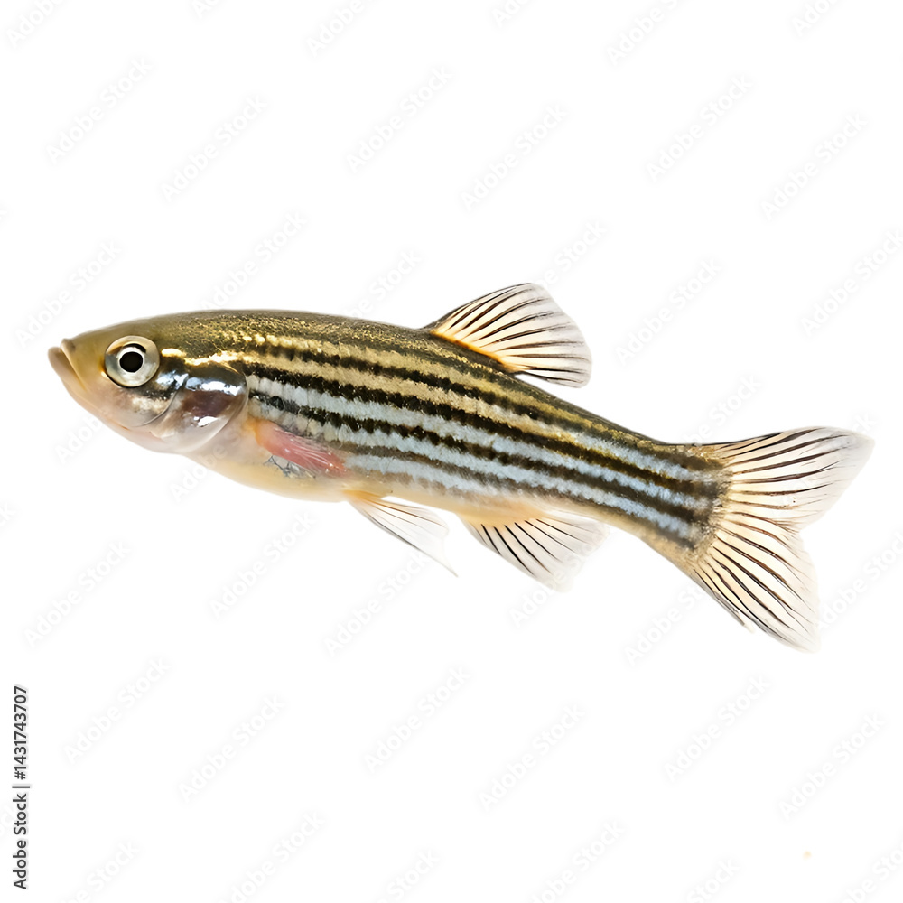 Obraz premium fish on white background