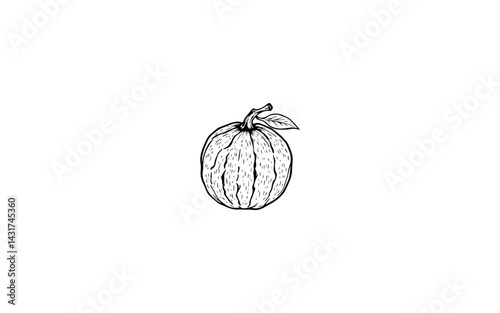 Bambangan – AI-Stylized Rough-Skinned Fruit with Large Central Seed