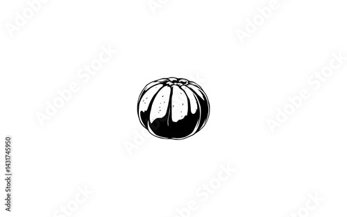  Banjan Fruit – AI-Rendered Round Botanical Form with Deeply Embedded Seed