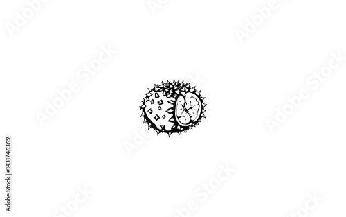  Barbary Fig – AI-Rendered Cactus Fruit with Juicy Interior and Spiny Texture