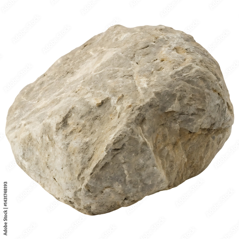 Obraz premium stone on white background