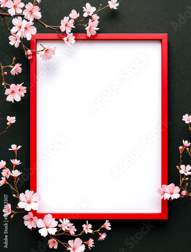 Blank photo frame