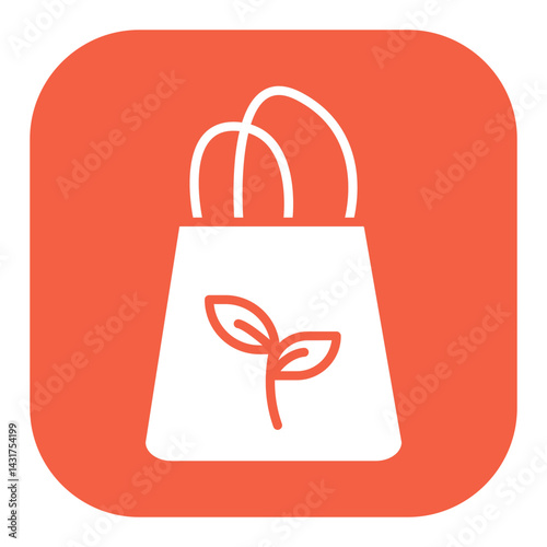 Eco Friendly Bag Icon
