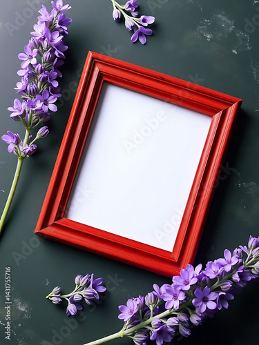 Flower blossoms Blank Photo Frame