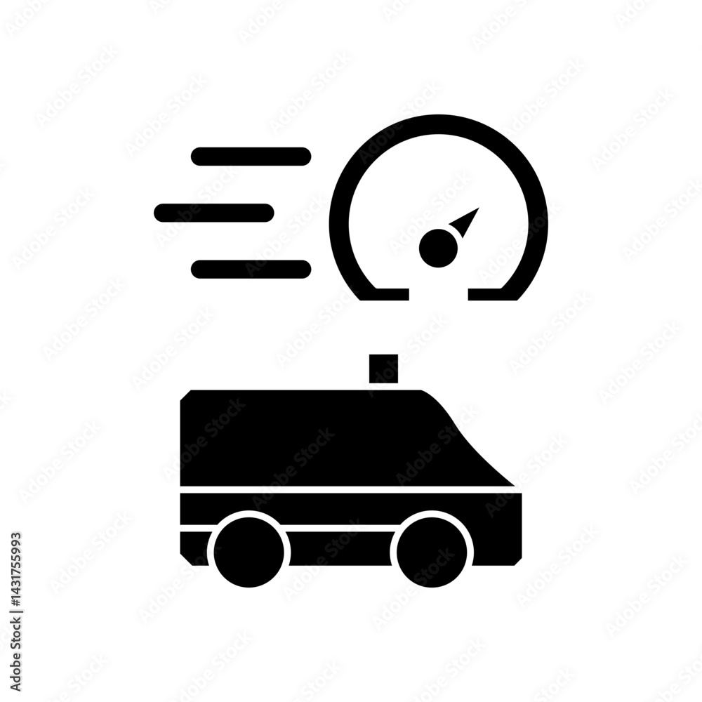 fast ambulance car icon design fast ambulance car icon design