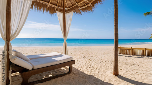 Beautiful tropical beach and sea