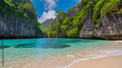 Beautiful tropical beach and sea
