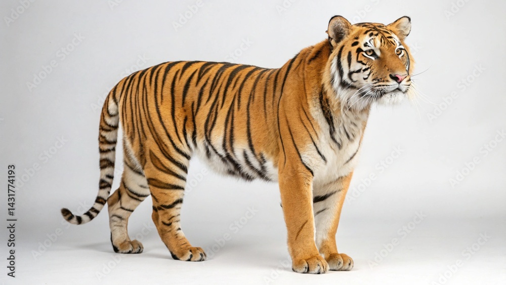 Fototapeta premium Bengal Tiger on studio background