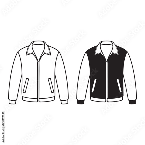 Bold and outline outerwear