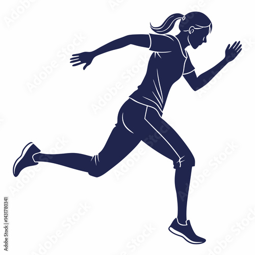 Runner-silhouette-set 
 
