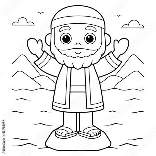 Cute Bible Coloring Pages For Kids