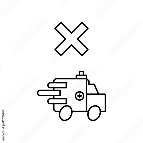 ambulance icon design failed