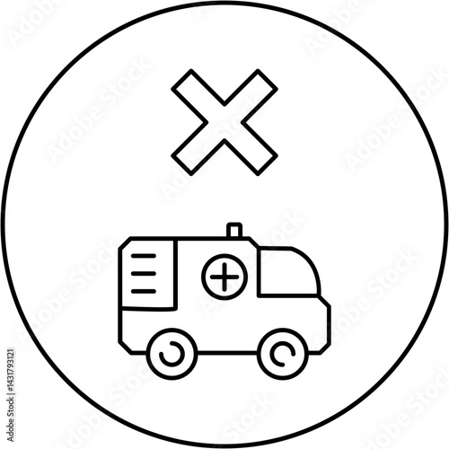 ambulance icon design failed