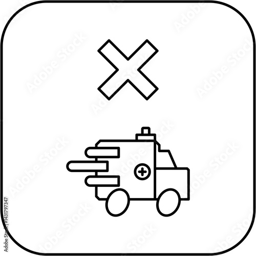 ambulance icon design failed