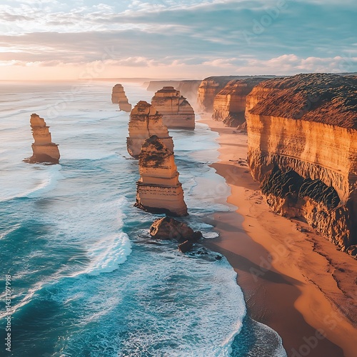 Great Ocean Road Coastline with the Twelve Apostles