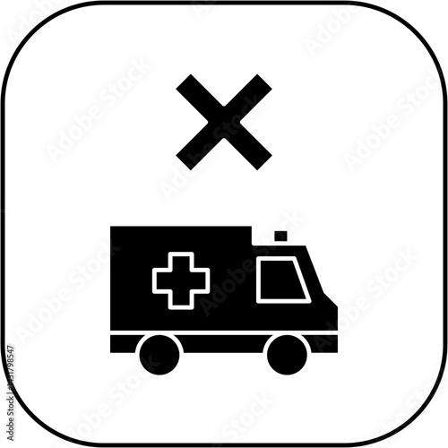 ambulance icon design failed