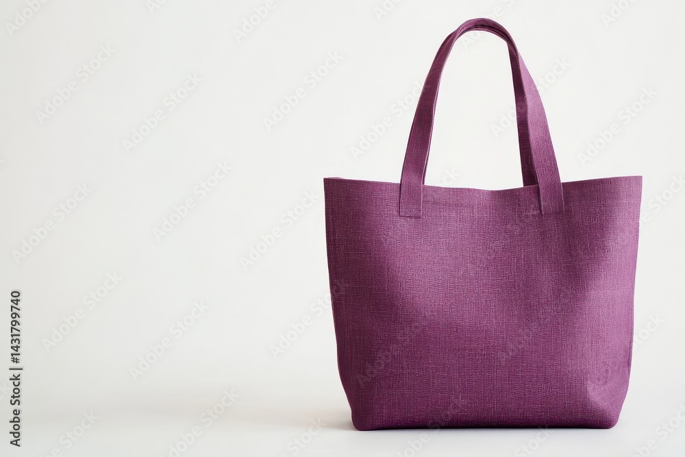 Purple Canvas Tote Bag: Stylish and Reusable for Everyday Essentials, a Sustainable Shopping Companion in a Simple Studio Setting. Purple Canvas Tote Bag: Stylish and Reusable for Everyday Essentials, a Sustainable Shopping Companion in a Simple Studio Setting.