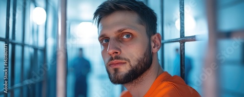Man behind metal bars prisoner in confinement legal consequences and personal reflection