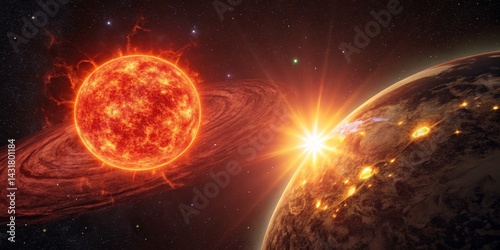 Cosmic Inferno Planet Under...