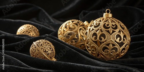 Golden Filigree Christmas O...