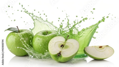 Green Apple Splash Juice, F...