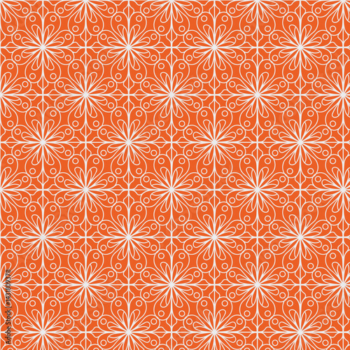 seamless floral pattern. abstract design geomatic design
