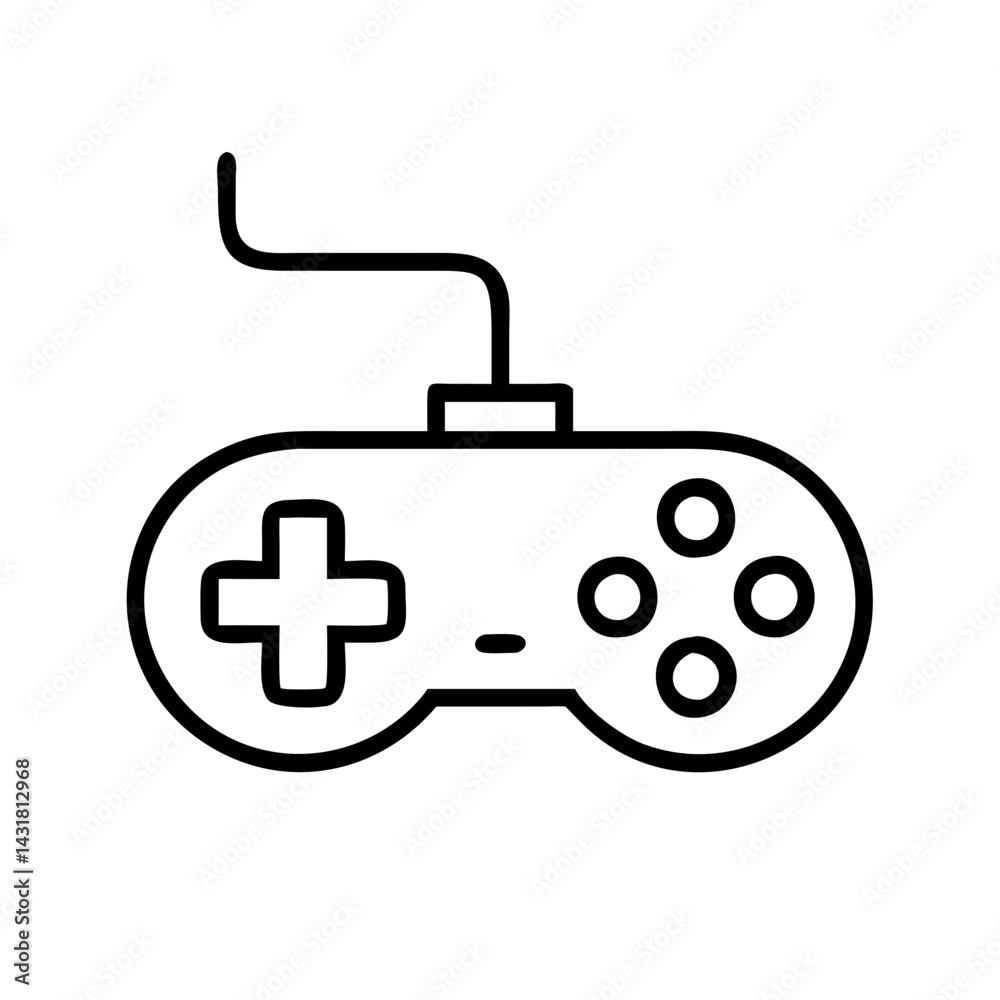 Find the best gamepad controller vector icon for gaming console and pc games with joystick design Find the best gamepad controller vector icon for gaming console and pc games with joystick design