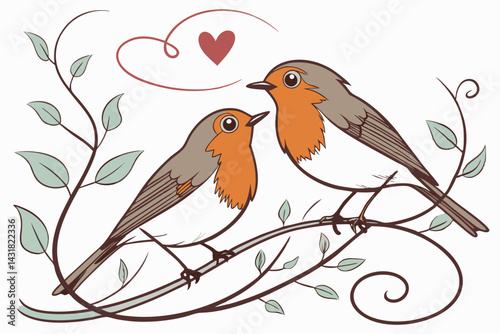 vector illustration of a bird