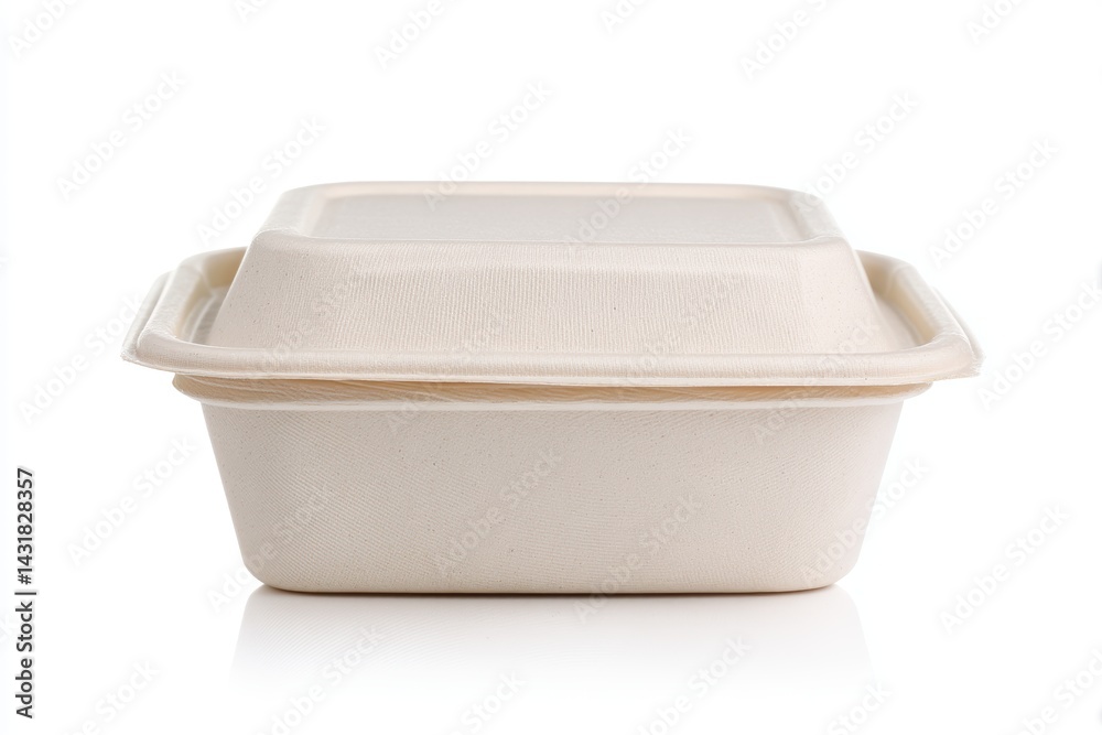 Compostable food container made from sugarcane pulp for eco-friendly packaging solutions Compostable food container made from sugarcane pulp for eco-friendly packaging solutions