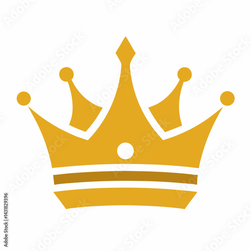 best golden crown vector illustration, golden crown vector illustration for luxurious, logo