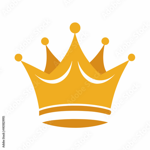 best golden crown vector illustration, golden crown vector illustration for luxurious, logo