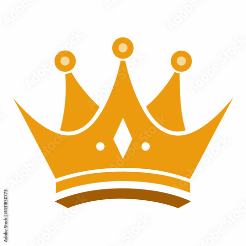 best golden crown vector illustration, golden crown vector illustration for luxurious, logo